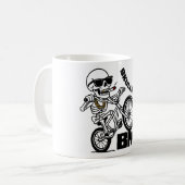 スカルホイリー コーヒーマグカップ (正面左)