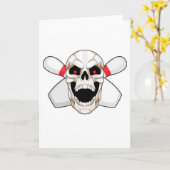 スカルボーリングボウリングボール カード (黄色い花)