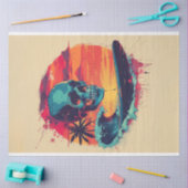 スカルボーンサーフライド#3デクページ 薄葉紙 (クラフト)