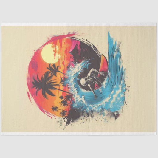 スカルボーンズサーフライダー#4 薄葉紙 (正面)