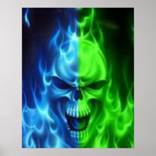 スカルポスター ポスター (正面)