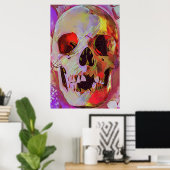 スカルポスター ポスター (ホームオフィス)