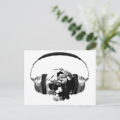 スカルポストカード ポストカード (スタンド正面)