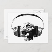 スカルポストカード ポストカード (正面/裏面)