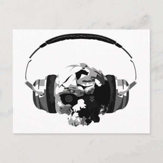 スカルポストカード ポストカード (正面)