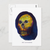 スカルポストカード ポストカード (正面/裏面)