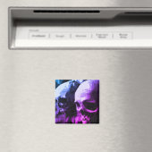 スカルマグネット紫/青 マグネット (インサイチュ (食洗機))