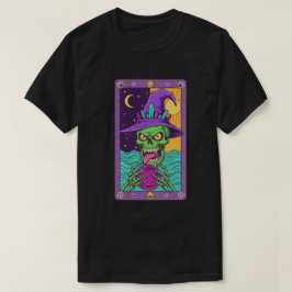 スカルマジシャングラフィティファンタジーストリートウェアTシャツ Tシャツ