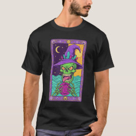 スカルマジシャングラフィティファンタジーストリートウェアTシャツ Tシャツ