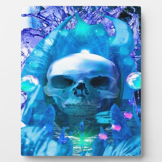 スカルマジシャン フォトプラーク (正面)