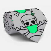 スカルマスクの着用サンダー_Cove ネクタイ (ロール)