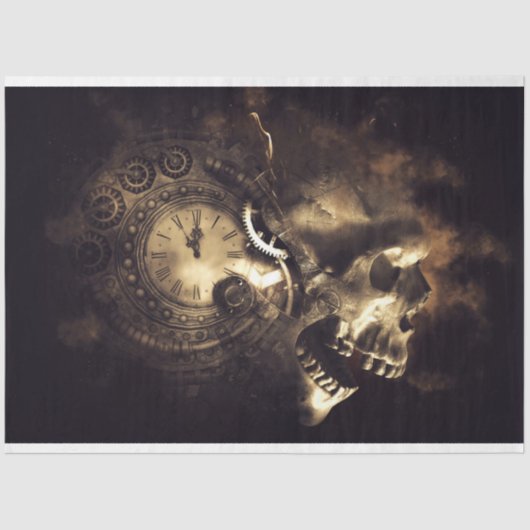 スカルミッドナイト13デクページティッシュペーパー 薄葉紙 (正面)