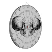 スカルメタルケージダーツボード ダーツボード (正面左)