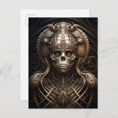 スカルモンスタースケルトンホラー ポストカード (正面/裏面)