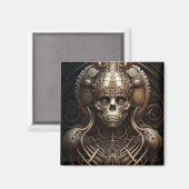 スカルモンスタースケルトンホラー マグネット (正面/裏面)