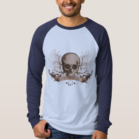 スカルモンタージュ – ブロンズ Tシャツ (正面)