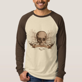 スカルモンタージュ – ブロンズ Tシャツ