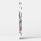 スカルユリ花：ボホヴィンテージ。 Case-Mate iPhoneケース (裏面 / 左)