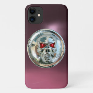 スカルライダースモノグラムパープル iPhone 11 ケース