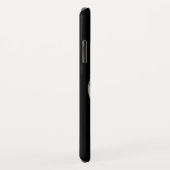 スカルライダースモノグラムブラック Case-Mate iPhoneケース (裏面/右)