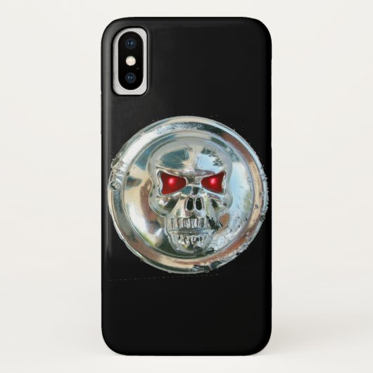 スカルライダースモノグラムブラック Case-Mate iPhoneケース (裏面)