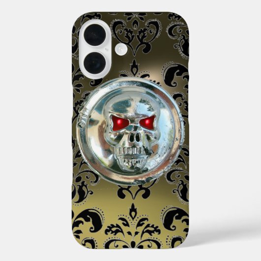 スカルライダーズブラックグレーダマスクジェムアゲート Case-Mate iPhoneケース (裏面)