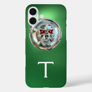 スカルライダーズモノグラムグリーン iPhone 16 PLUSケース