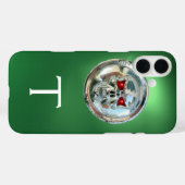 スカルライダーズモノグラムグリーン Case-Mate iPhoneケース (裏面 (横))