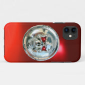 スカルライダーズモノグラムレッド Case-Mate iPhoneケース (裏面(横))