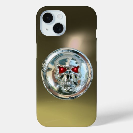 スカルライダー灰色 Case-Mate iPhoneケース (裏面)