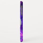 スカルライダーPink Blue Purple Fractal Swirls Case-Mate iPhoneケース (裏面/左)
