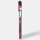 スカルライダーPink Metal Gray Fractal Swarls Case-Mate iPhoneケース (裏面 / 左)