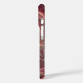 スカルライダーPink Metal Gray Fractal Swarls Case-Mate iPhoneケース (裏面 / 左)