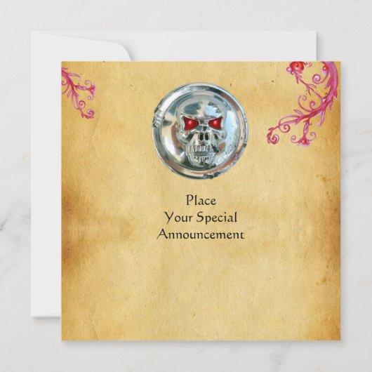 スカルライダーRuby 招待状 (裏面)