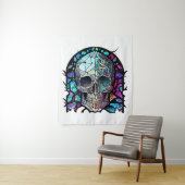 スカルライフタイムステンドグラスキャラクター タペストリー (インサイチュ)