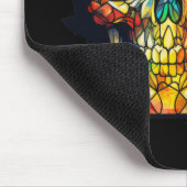 スカルライフタイムステンドグラスキャラクター マウスパッド (コーナー)