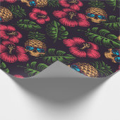 スカルラップ紙 ラッピングペーパー (角)