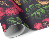 スカルラップ紙 ラッピングペーパー (ロールコーナー)