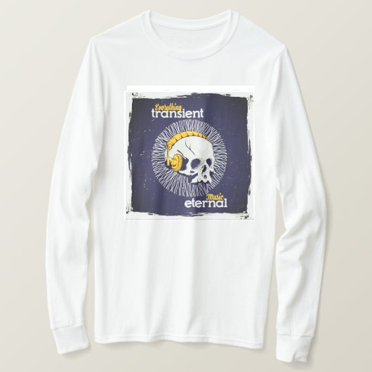 スカルラブミュージック Tシャツ (デザイン正面)