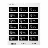 スカルラベル ラベル (フルシート)