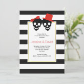 スカルレッド結婚ハロウィーン婚約パーティ 招待状 (スタンド正面)