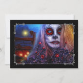 スカルレディ&ジャックオランタンディアスデロスミュートス 招待状 (裏面)