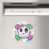 スカルロッカー磁石、冷蔵庫新学期 マグネット (インサイチュ (食洗機))