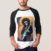 スカルロックスター Tシャツ (正面)