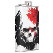 スカルワイルド自然フリースピリットアートブラシ絵画ズ フラスク (右)