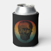 スカルヴィンテージハロウィンホラーギフト 缶クーラー (缶正面)