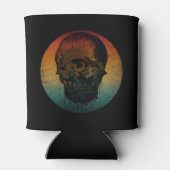 スカルヴィンテージハロウィンホラーギフト 缶クーラー (裏面)