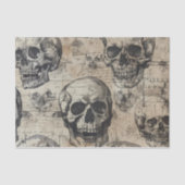 スカルヴィンテージハロウィーンデクページ 薄葉紙 (正面)