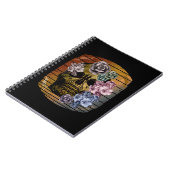 スカルヴィンテージフローラ ノートブック (左側)