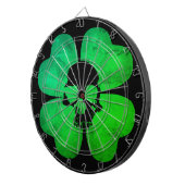 スカル不気味シャムロック ダーツボード (正面右)